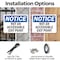 Signmission Not An Accessible Access Point OSHA Notice Sign, Plastic, 14in W x 10in L, 2PK OS-2PACK-NS-P-1014-L-15132 - alternate 7